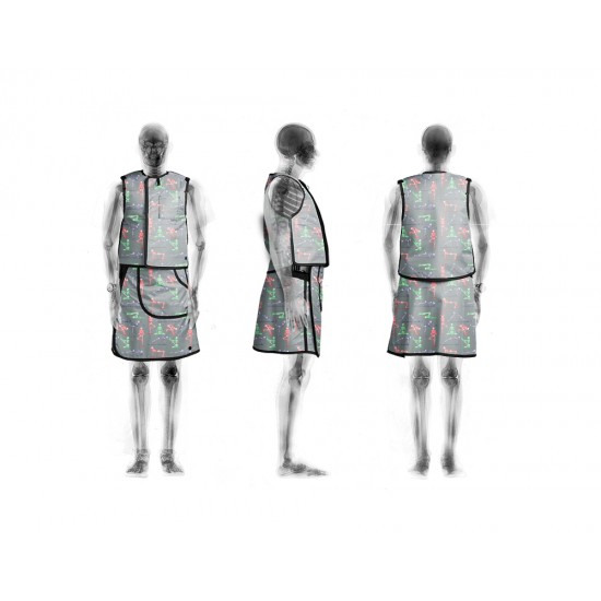Loodschort rok met vest Loodschort rok met vest