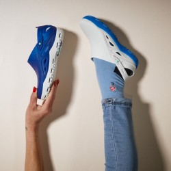 Calzuro Rebel blauw-wit Calzuro Rebel blauw-wit