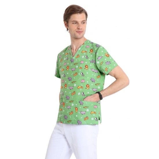 QUICK oversteektuniek man patroon QUICK oversteektuniek man patroon