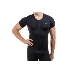 Posture met rits zwart (man)